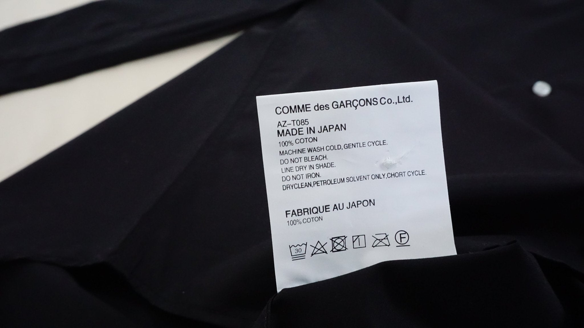 Camisa Comme des Garçons - CONEJO BLANCO VINTAGE