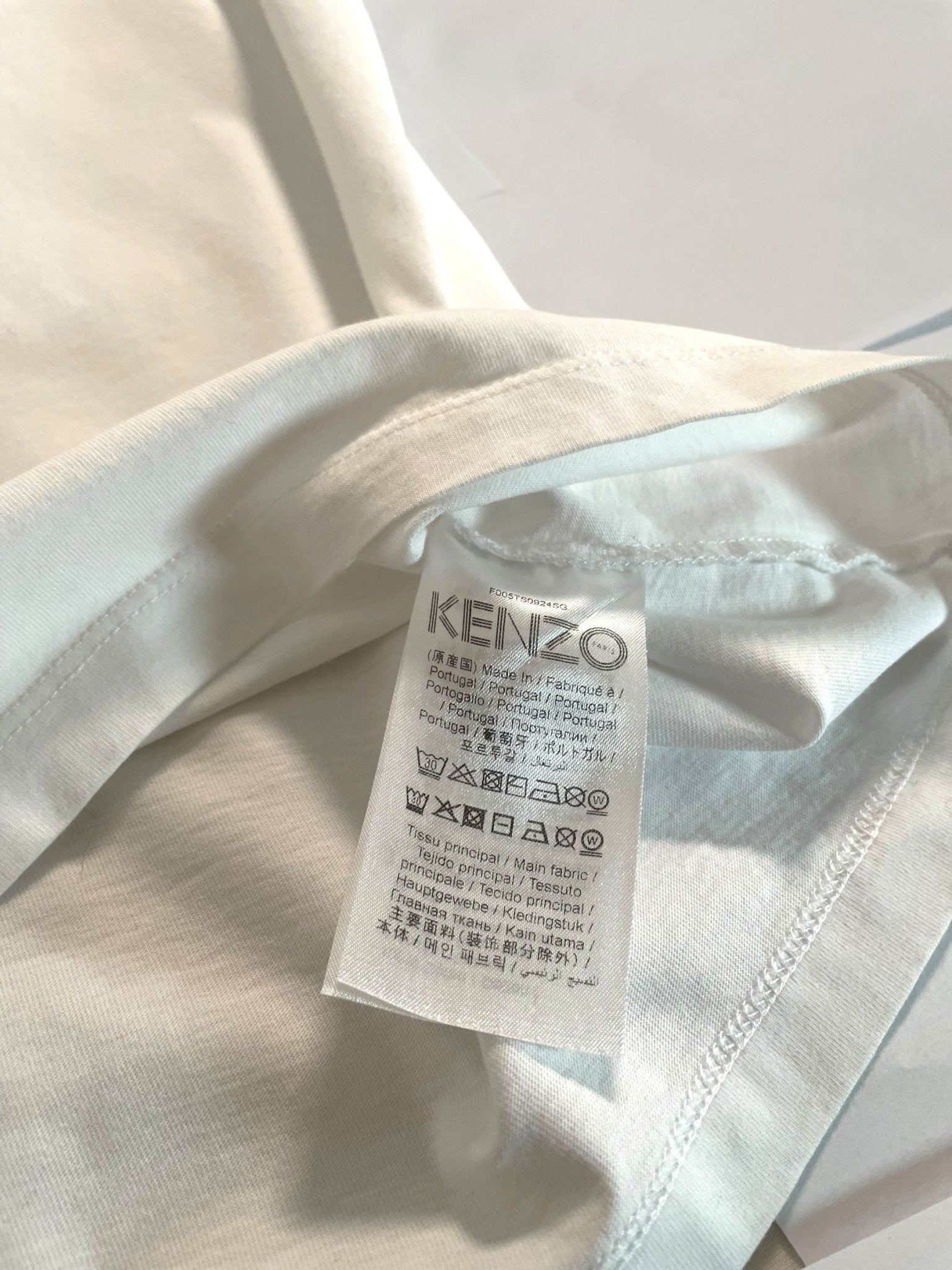 Camiseta algodón KENZO - CONEJO BLANCO VINTAGE