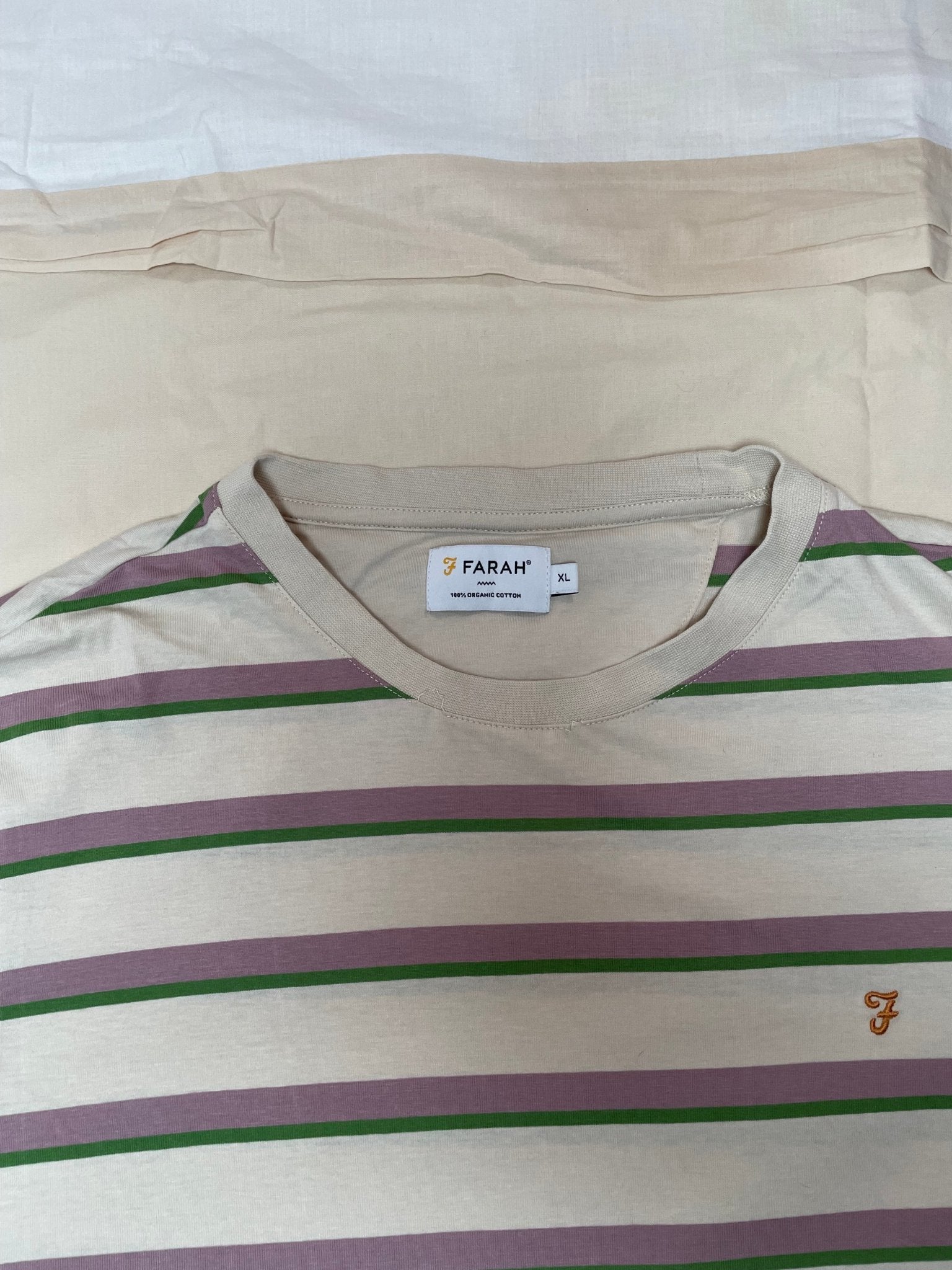 Camiseta Farah a rayas - CONEJO BLANCO VINTAGE