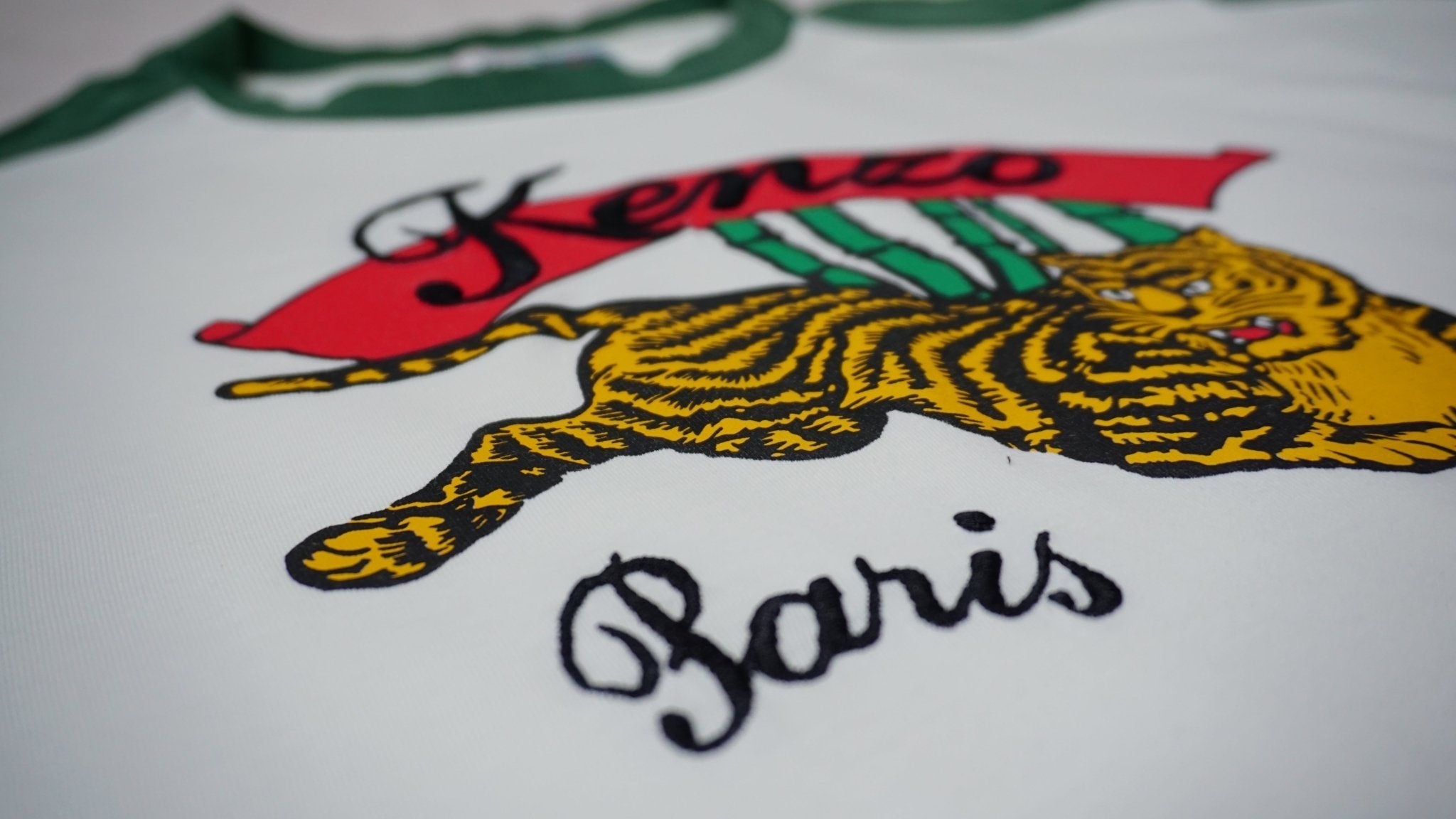 Camiseta Kenzo estampado tigre Memento collection - CONEJO BLANCO VINTAGE