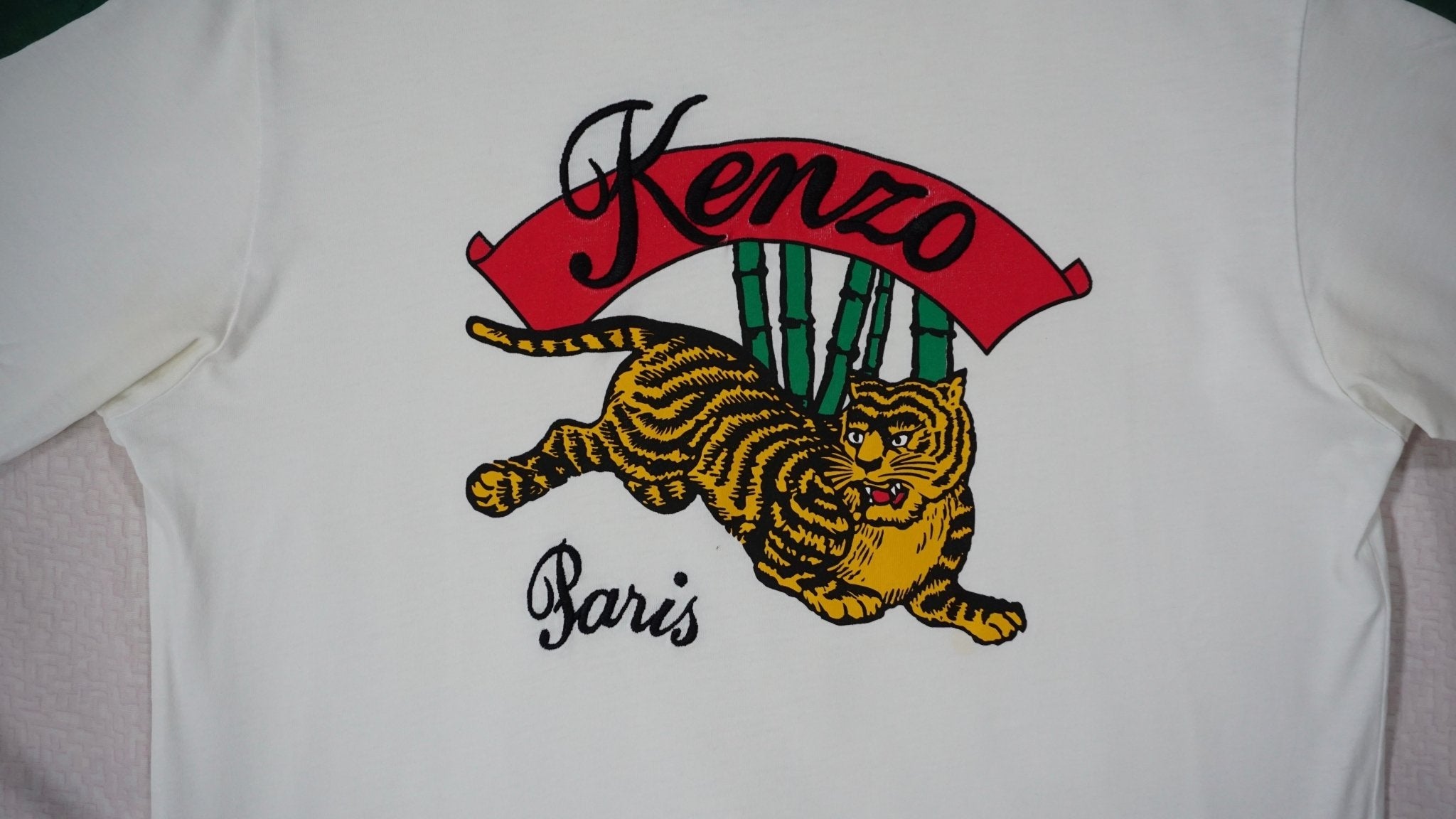 Camiseta Kenzo estampado tigre Memento collection - CONEJO BLANCO VINTAGE