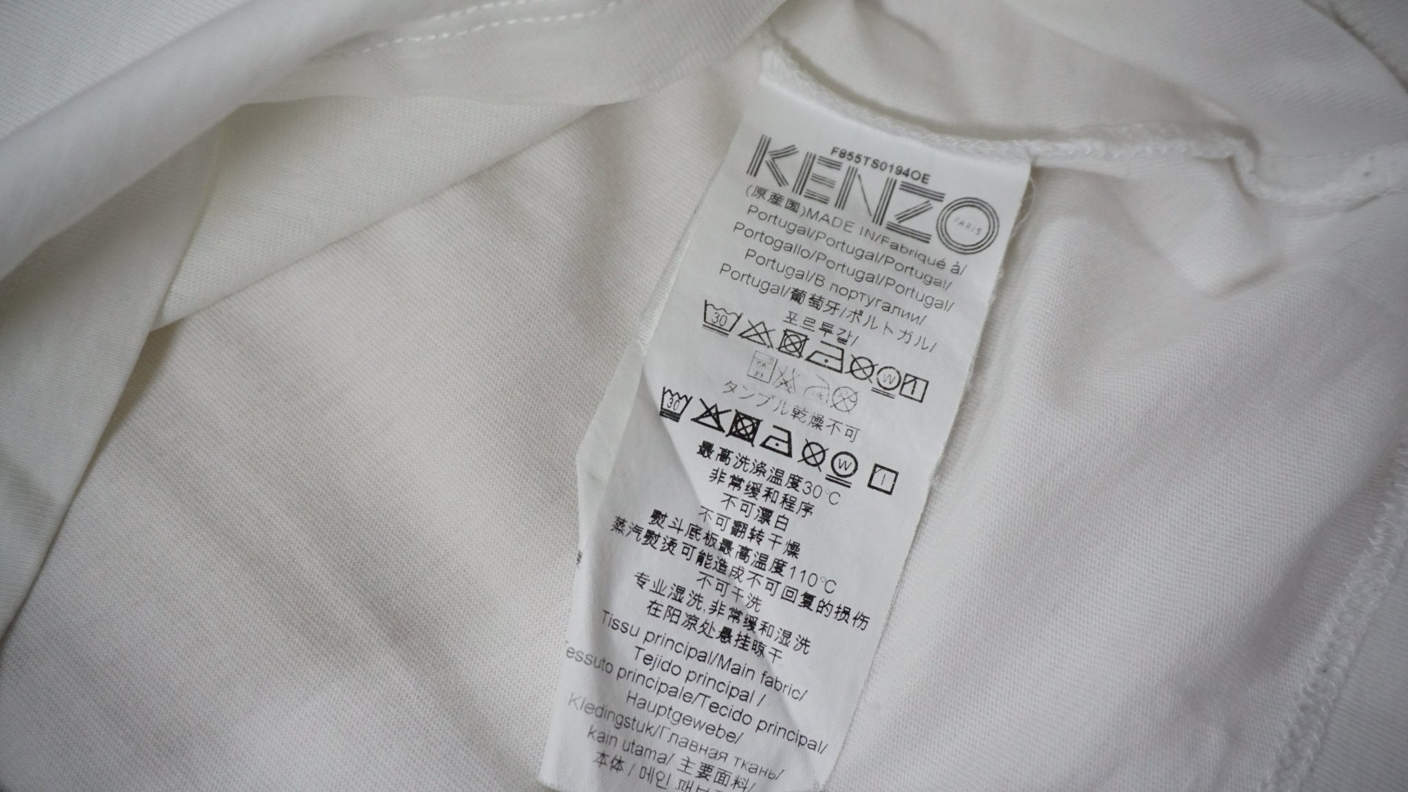 Camiseta Kenzo estampado tigre Memento collection - CONEJO BLANCO VINTAGE