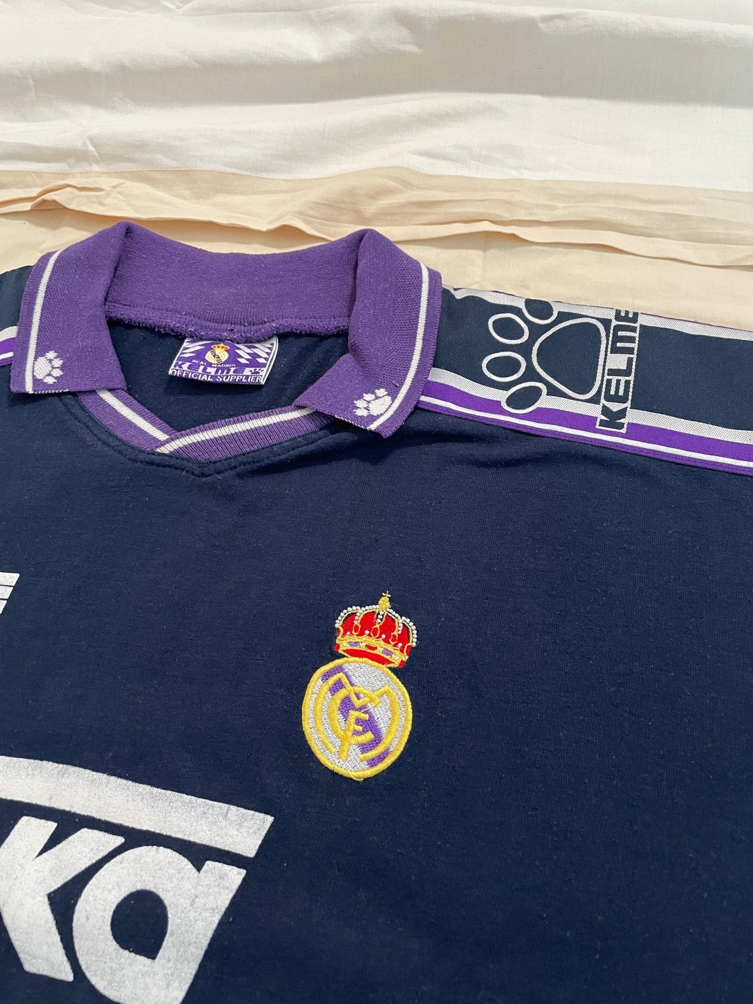 Camiseta vintage Real Madrid Kelme 97/98 - CONEJO BLANCO VINTAGE