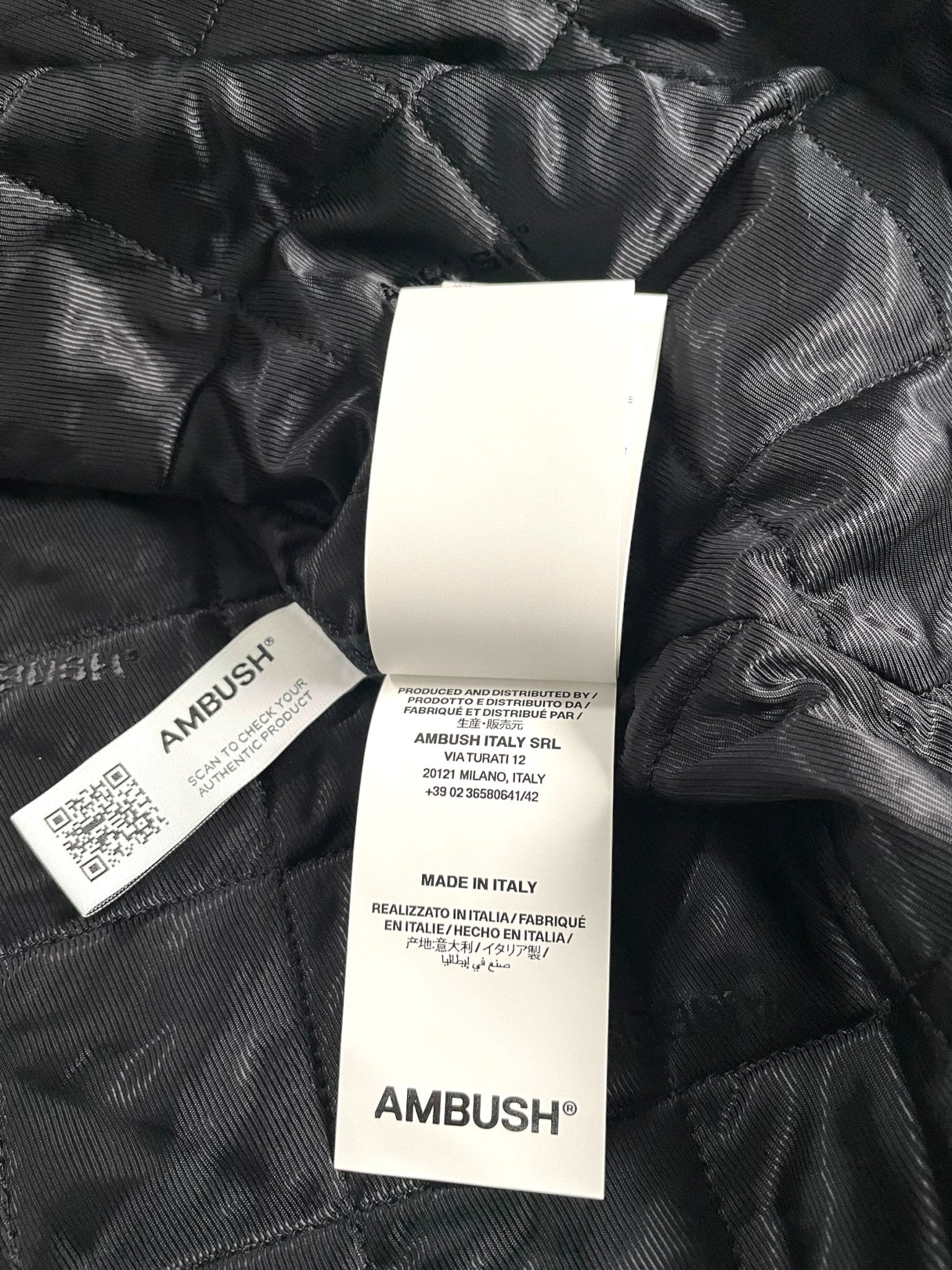 Chaqueta acolchada de algodón AMBUSH - CONEJO BLANCO VINTAGE