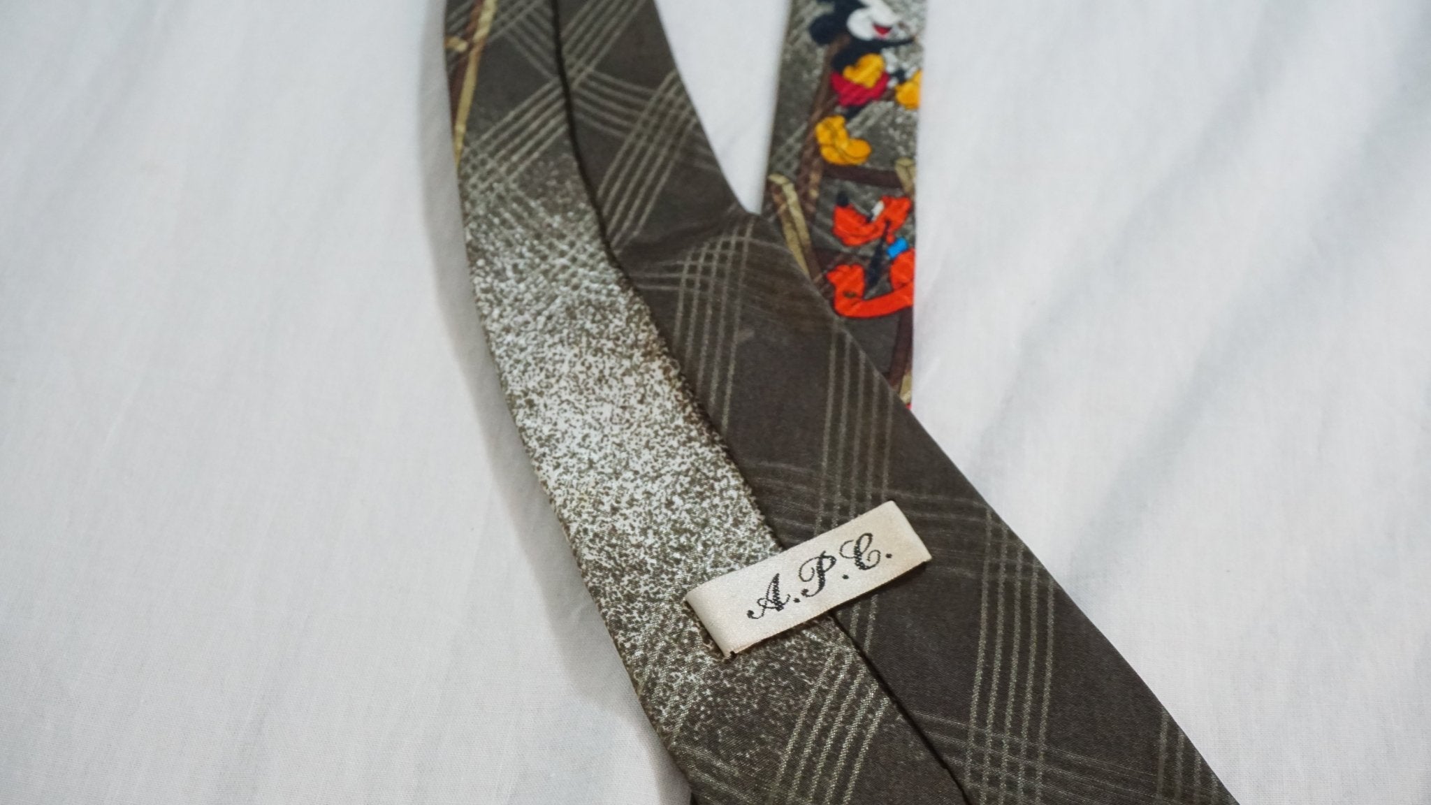 Corbata APC x Disney Micky Mouse - CONEJO BLANCO VINTAGE