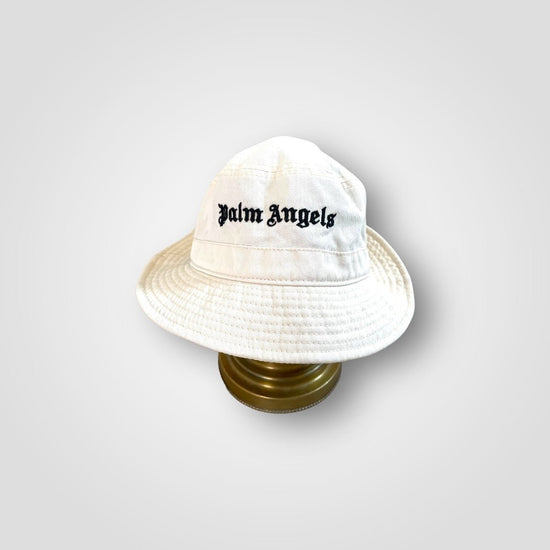 GORRO PALM ANGELS DE ALGODON - CONEJO BLANCO VINTAGE