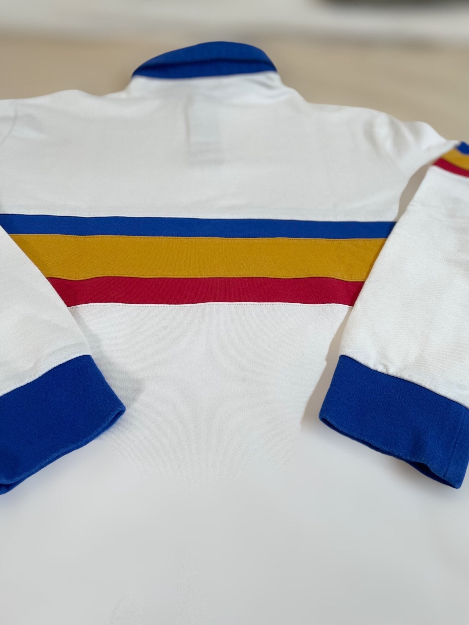 POLO HELAS PARIS MANGA LARGA DE ALGODÓN - CONEJO BLANCO VINTAGE